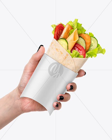 Hand w/ Fish Wrap Mockup