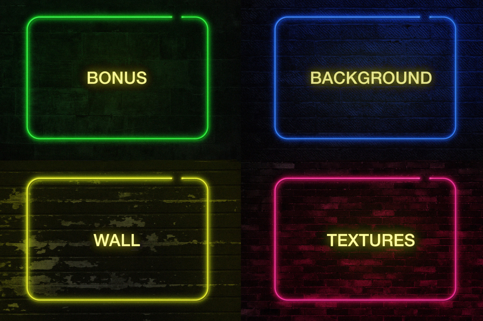 Retro Neon Sign Collection: Volume One Retro Neon Sign Collection: Volume One