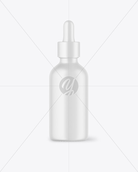 Matte Dropper Bottle Mockup