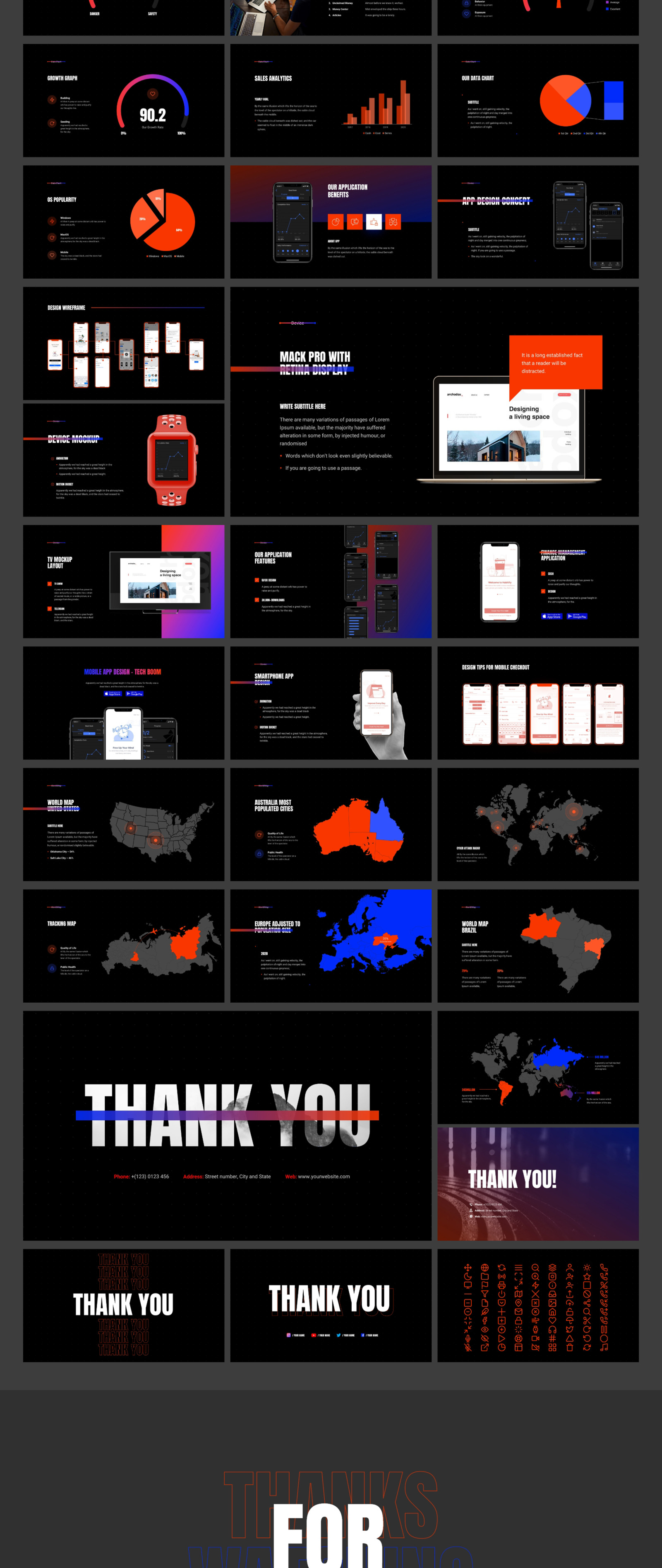 Ash Presentation - Smooth Animated PowerPoint Template