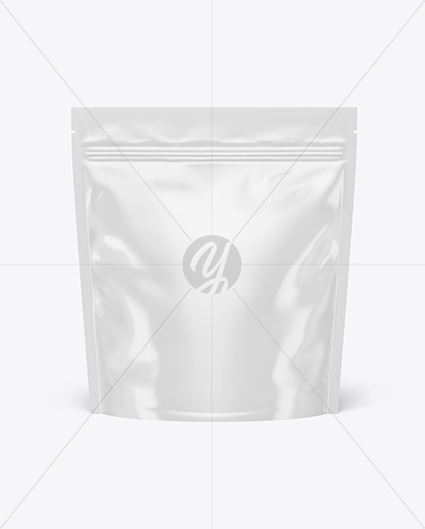 Glossy Stand-up Pouch Mockup