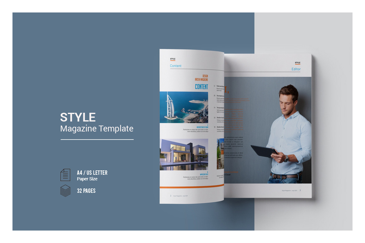 Magazine Template Magazine Template