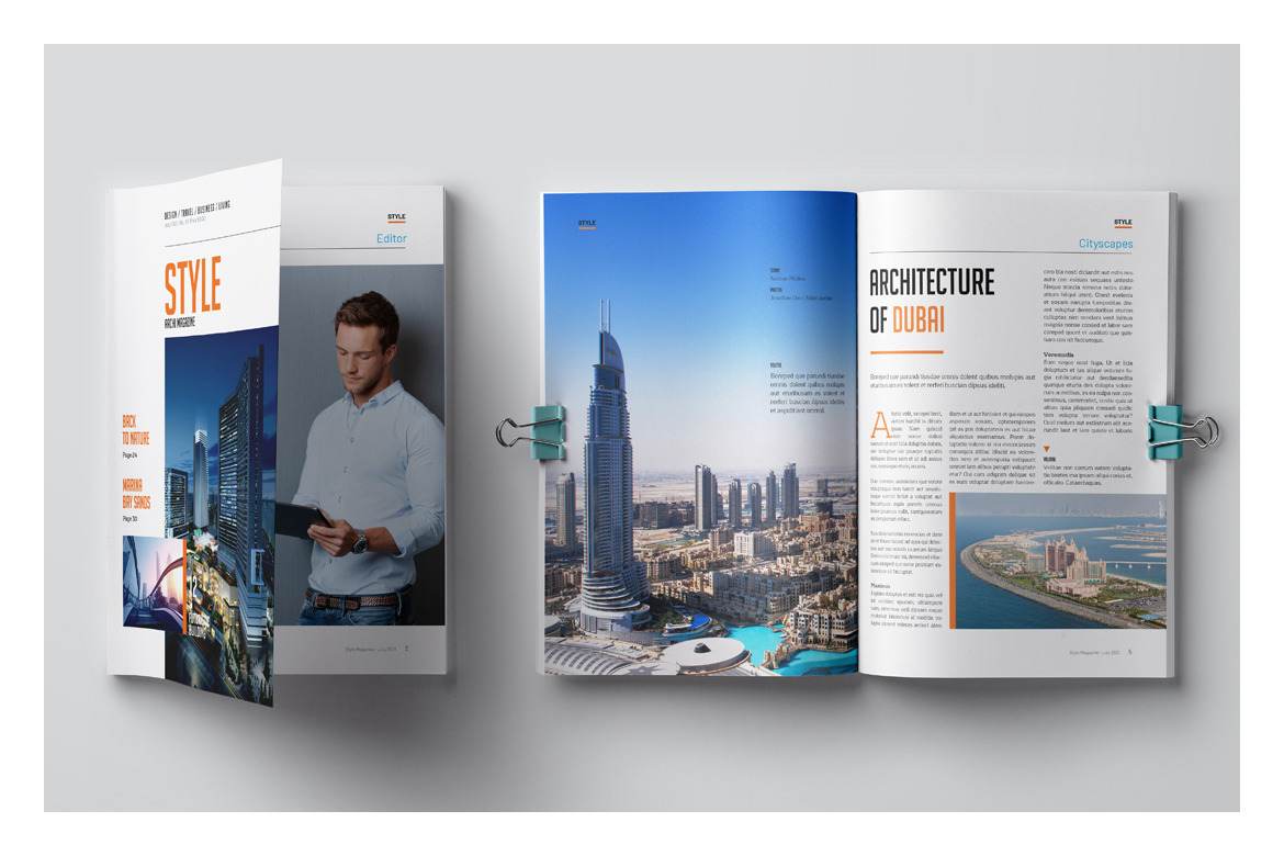 Magazine Template Magazine Template
