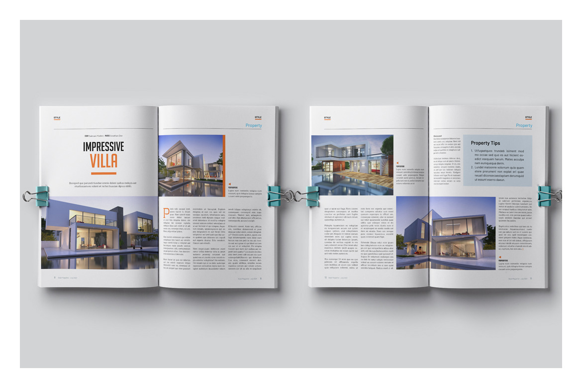 Magazine Template Magazine Template