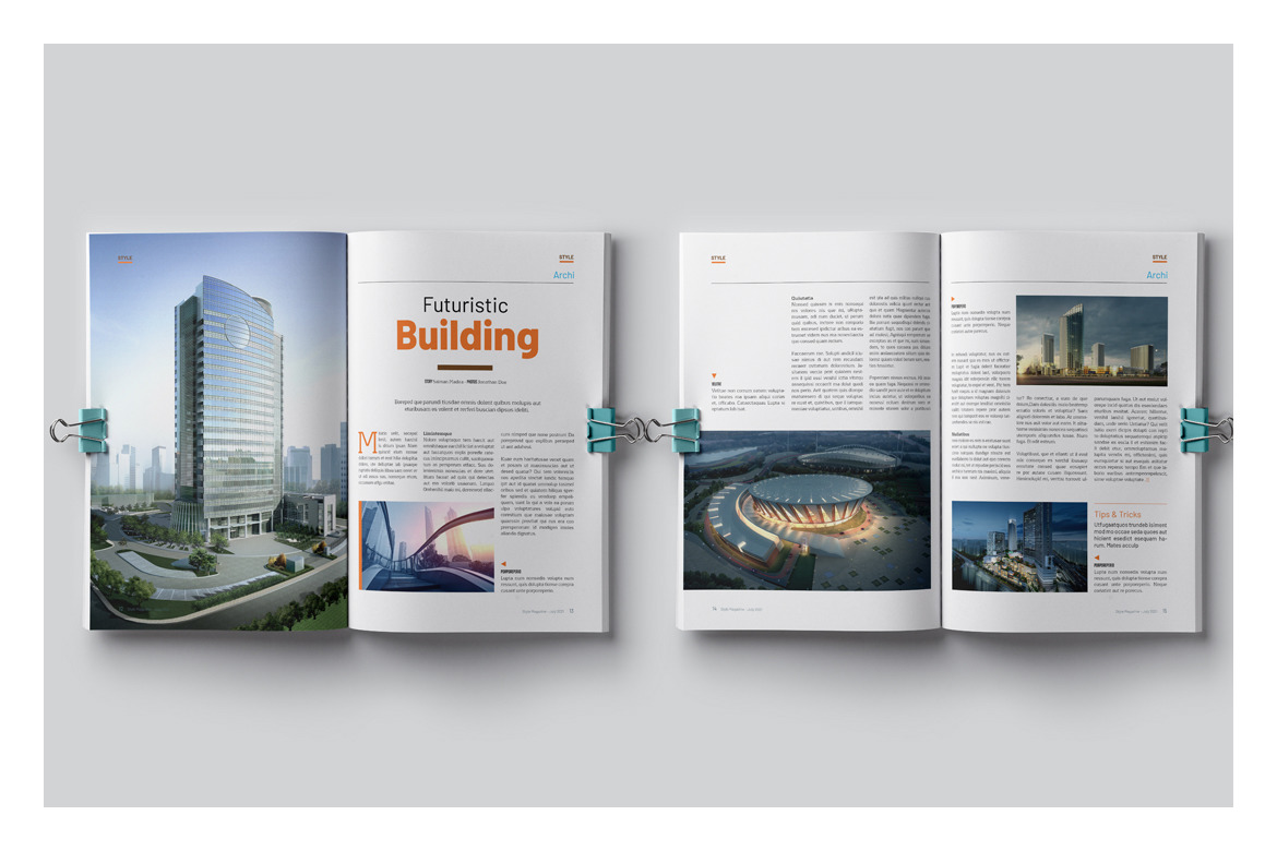 Magazine Template Magazine Template