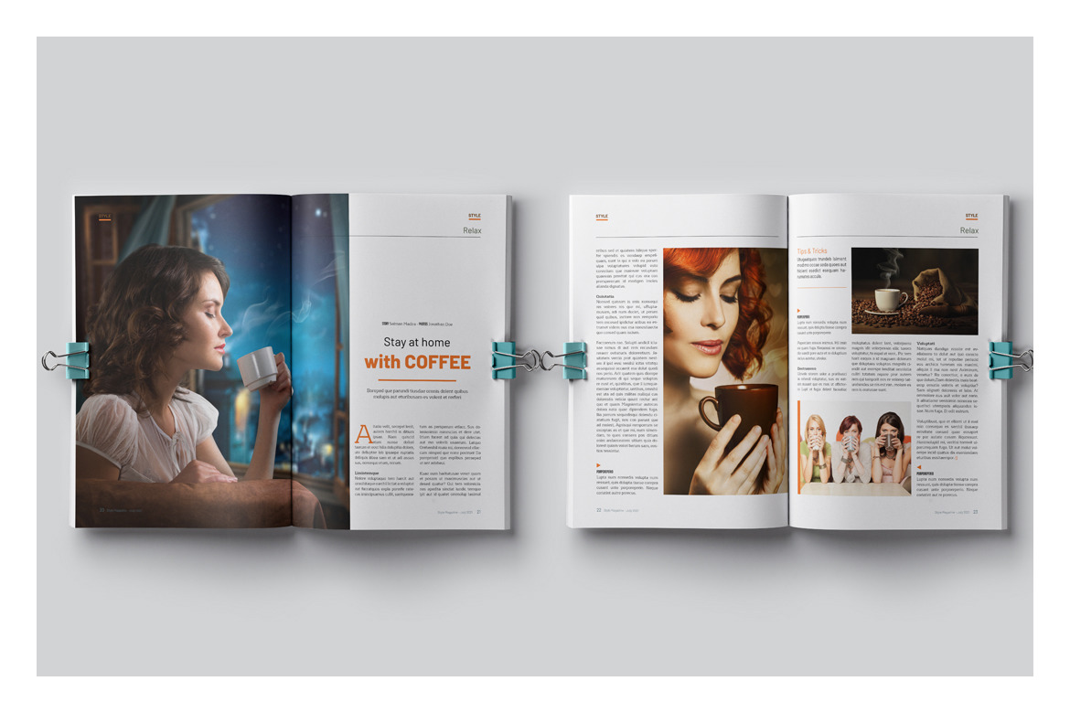 Magazine Template Magazine Template