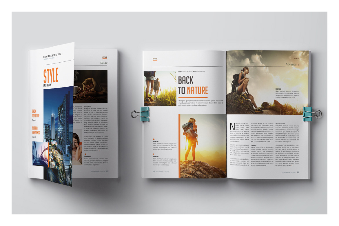 Magazine Template Magazine Template
