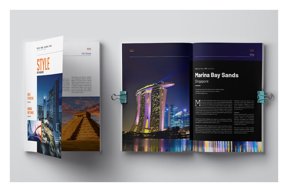 Magazine Template Magazine Template