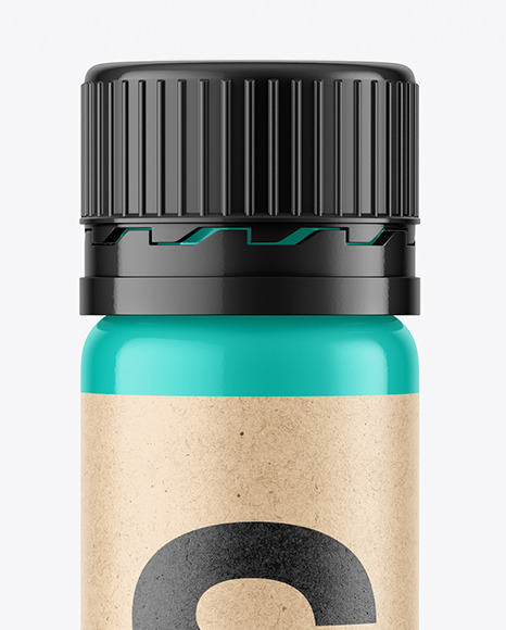 25ml Glossy Sport Nutrition Bottle Mockup