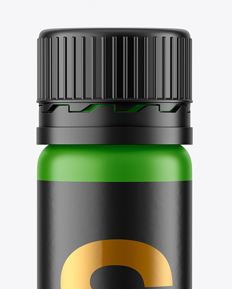 25ml Matte Sport Nutrition Bottle Mockup