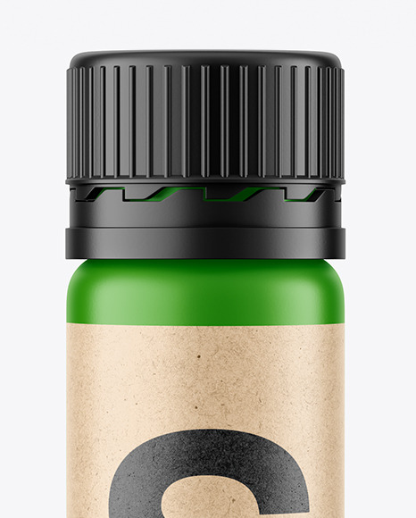 25ml Matte Sport Nutrition Bottle Mockup