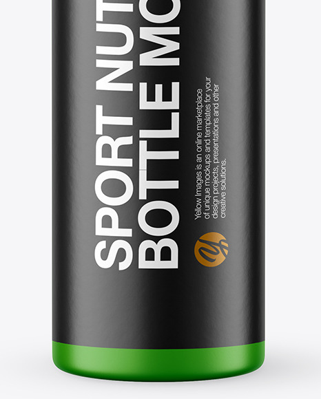 25ml Matte Sport Nutrition Bottle Mockup