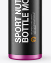 25ml Matte Metallic Sport Nutrition Bottle Mockup