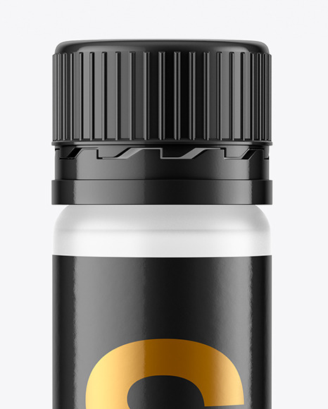 25ml Frosted Sport Nutrition Bottle Mockup