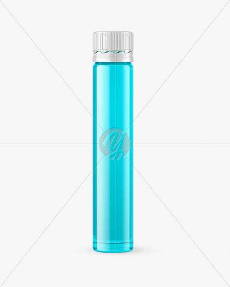 25ml Plastic Sport Nutrition Bottle Mockup