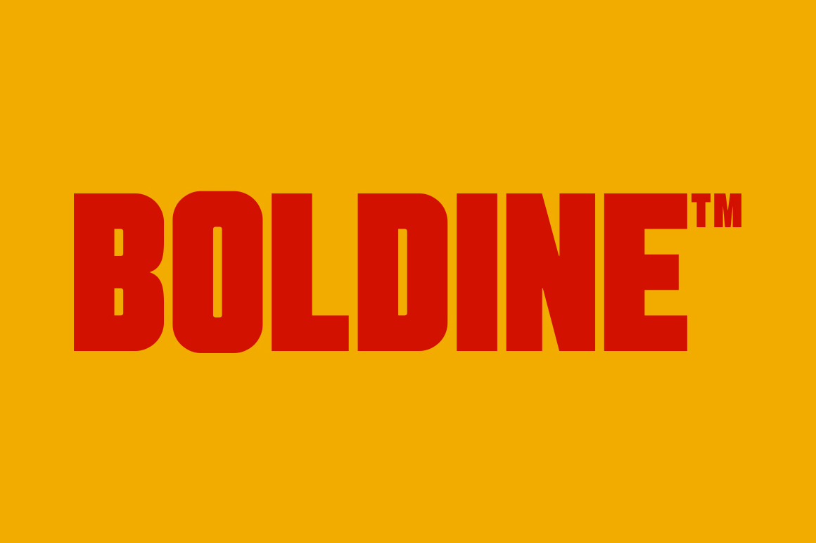 Boldine Font Boldine Font