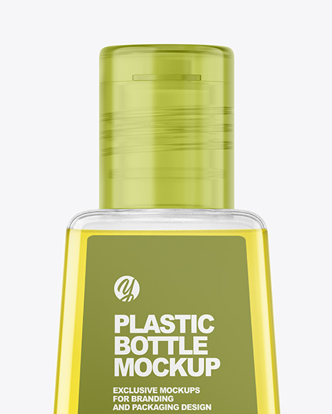 Color Liquid Bottle Mockup