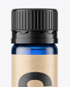 25ml Blue Sport Nutrition Bottle Mockup