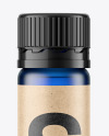 25ml Blue Frosted Sport Nutrition Bottle Mockup