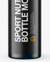 25ml Blue Frosted Sport Nutrition Bottle Mockup