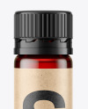 25ml Red Sport Nutrition Bottle Mockup