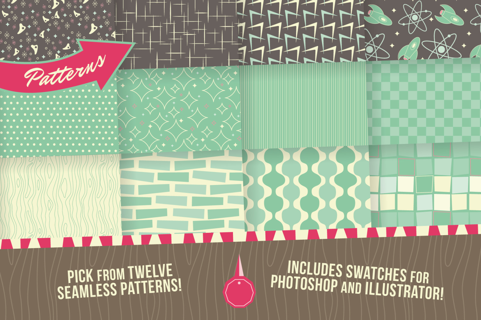 1950s Retro Graphics Collection 1950s Retro Graphics Collection