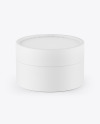 Paper Cosmetic Jar Mockup