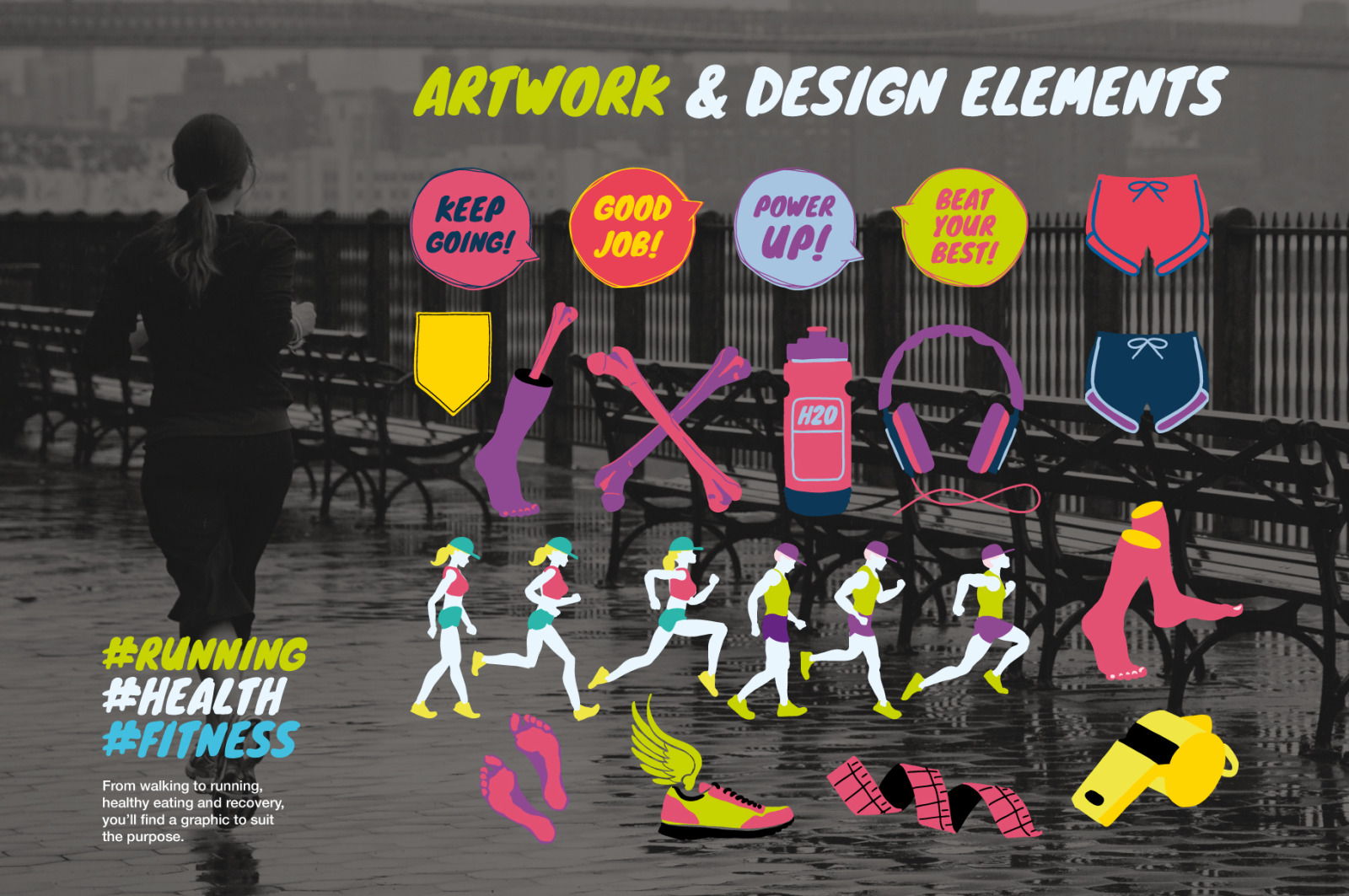Running and Sports Illustration Collection Running and Sports Illustration Collection