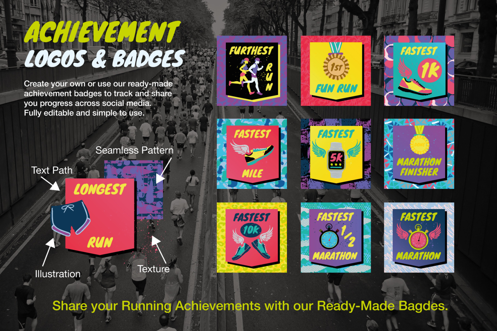 Running and Sports Illustration Collection Running and Sports Illustration Collection