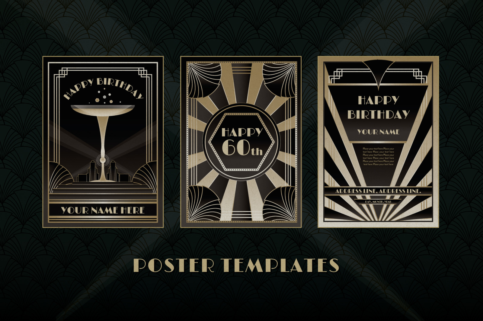 The Art Deco Graphics and Templates Collection