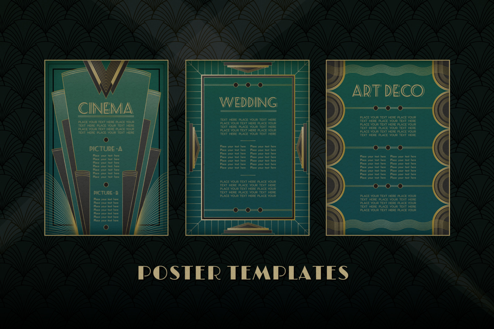 The Art Deco Graphics and Templates Collection