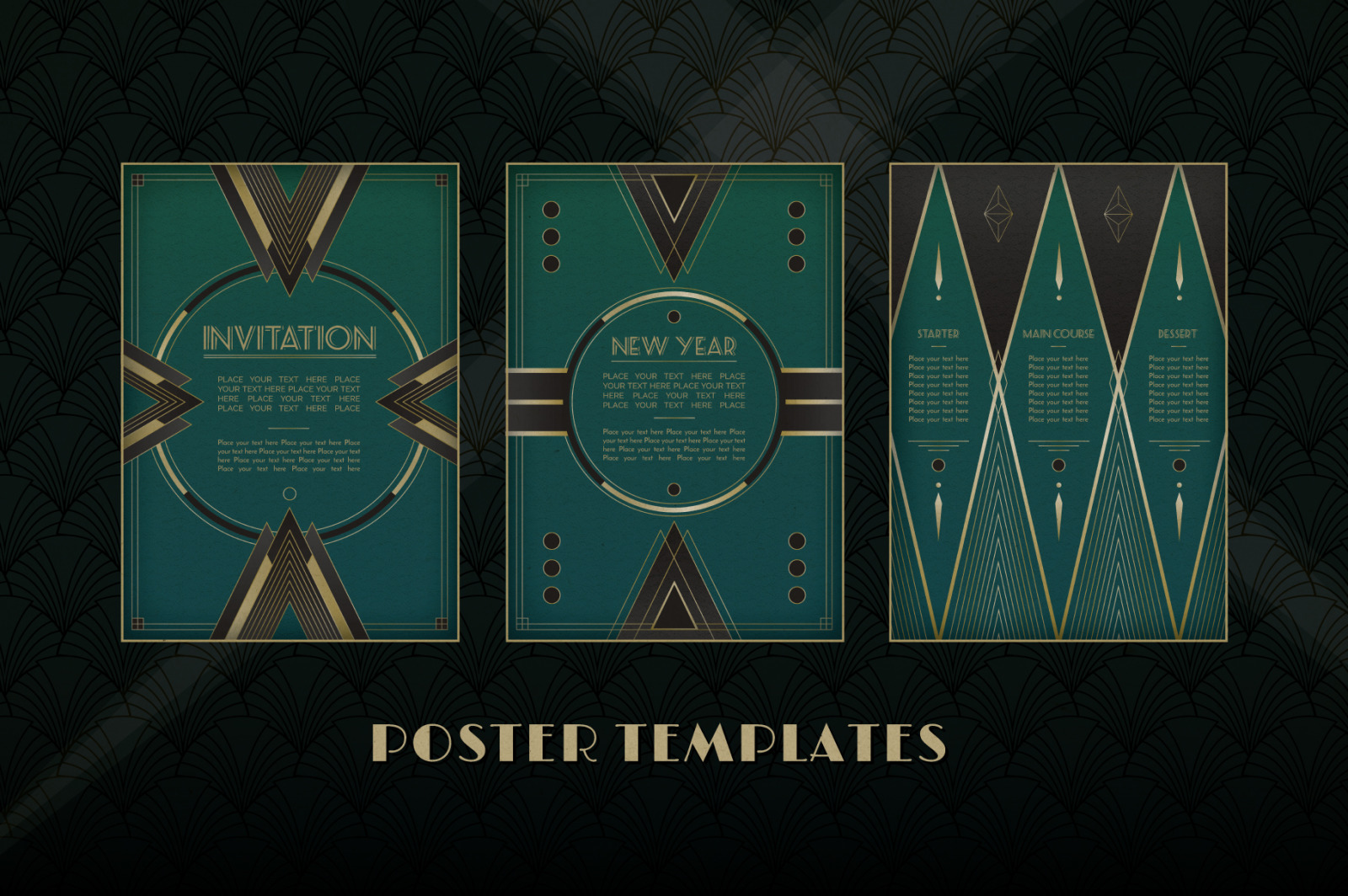 The Art Deco Graphics and Templates Collection