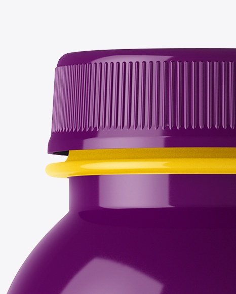 Glossy PET Bottle Mockup