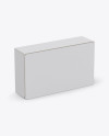 Stand-Up Paper Box Mockup - Half Side View