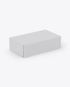 Paper Box Mockup - Halfside View