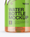 Clear PET Bottle With Soft Drink Mockup