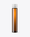 25ml Amber Sport Nutrition Bottle Mockup