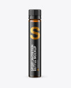 25ml Amber Frosted Sport Nutrition Bottle Mockup