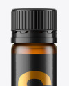 25ml Amber Frosted Sport Nutrition Bottle Mockup
