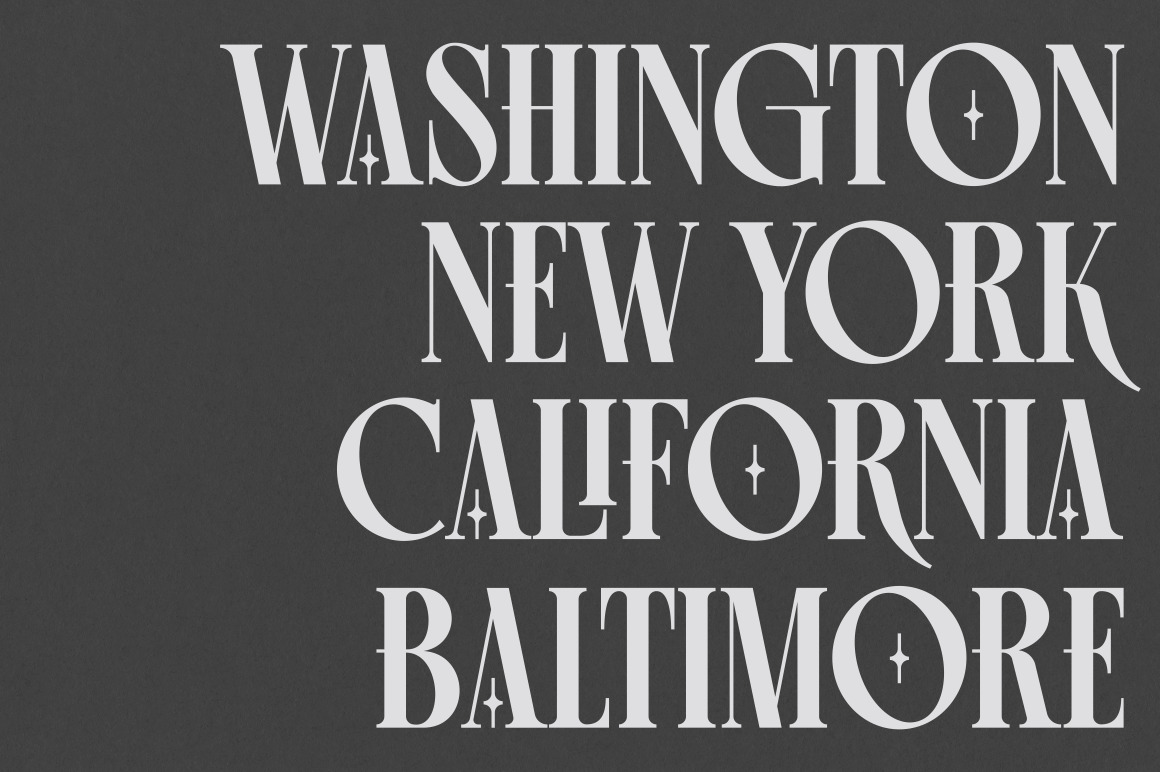 PHEROME DISPLAY FONT