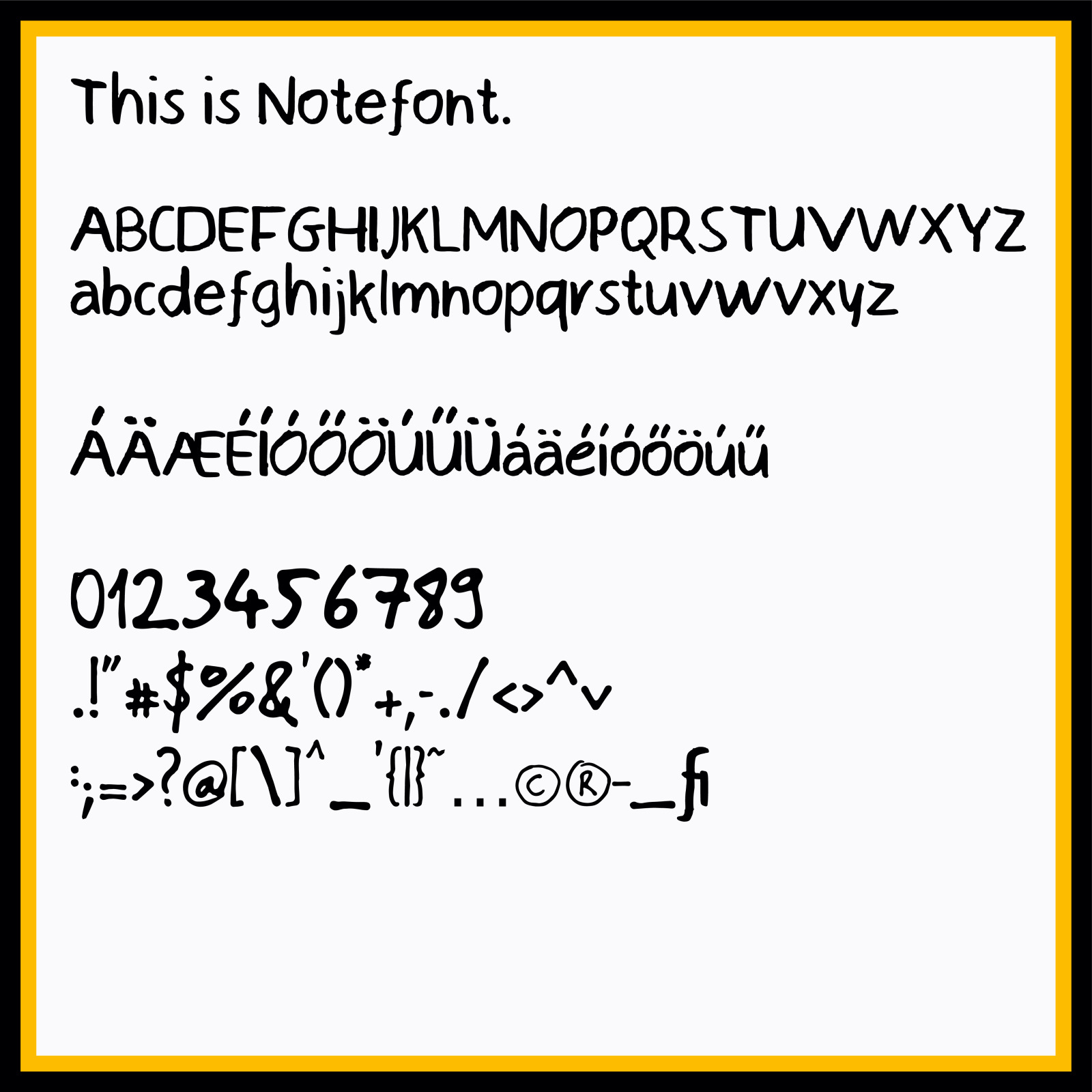 Notefont Notefont