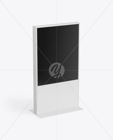 LED Display Stand Mockup