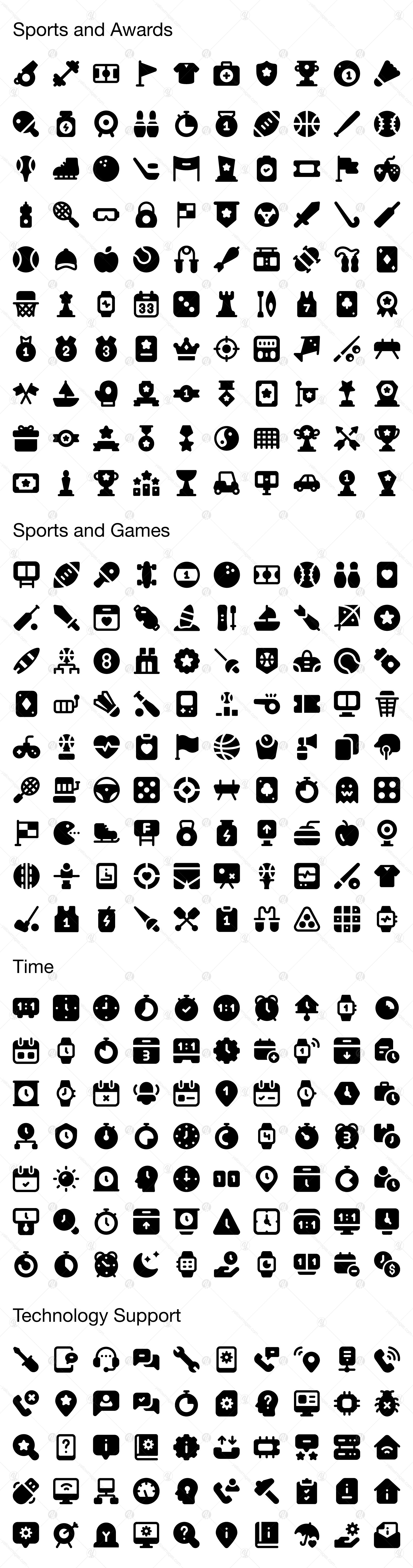 3000+ Glyph Icons 3000+ Glyph Icons