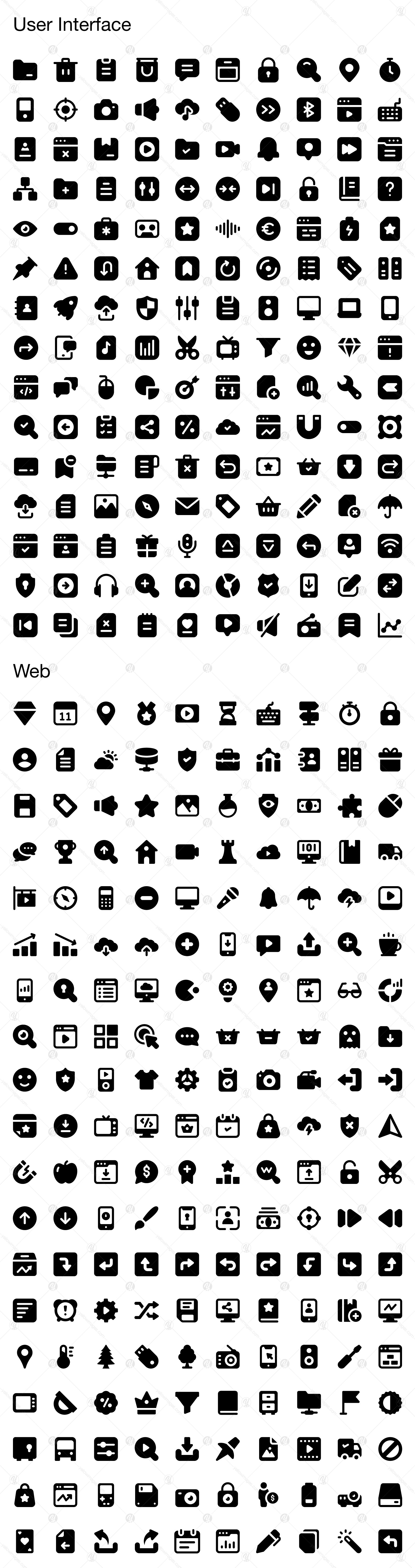 3000+ Glyph Icons 3000+ Glyph Icons