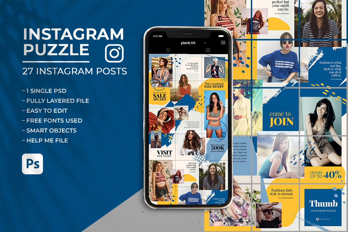 Thumb - Social Media Instagram Puzzle Feed