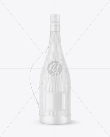 Bottle in Thermal Jacket Mockup