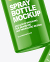 Two Glossy Spray Bottles Mockup