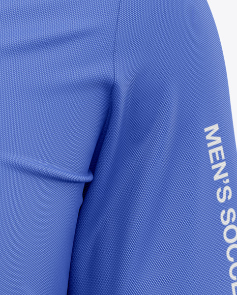 Long Sleeve Soccer Jersey Mockup