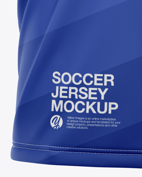 Long Sleeve Soccer Jersey Mockup