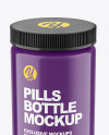 Glossy Pills Bottle Mockup